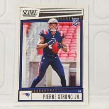Pierre Strong Jr. RC Patriots 2022 Score Panini Rookie #337