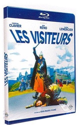 The Visitors NEW Cult Blu-Ray Disc Jean-Marie Poir� Jean Reno C. Clavier France
