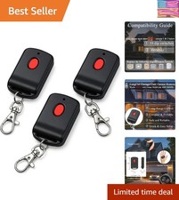 3-Pack 300MHz 10 dip Switch for Multicode Garage Gate Door Opener Remote Cont...