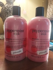 2 Philosophy Peppermint Stick Hydrating Shower Gel 2 X 16 fl oz New/Sealed