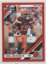 2019 Panini Donruss Press Proof Red Odell Beckham Jr #180 9mb