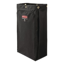 Rubbermaid Commercial 2202530 30 gal Fabric Cleaning Cart Bag - Black (4/CT) New