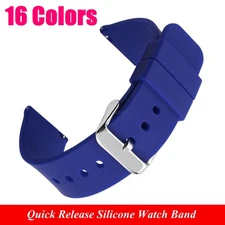 Silicone Watch Band 10mm ..... 15mm 16mm 18mm 19mm 20mm 21mm 22mm 24mm Strap