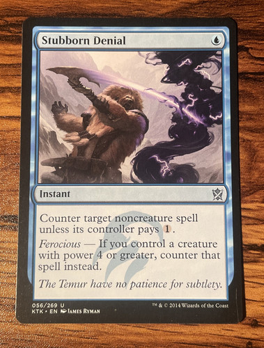 Stubborn Denial Khans of Tarkir Regular - Picture 1 of 1