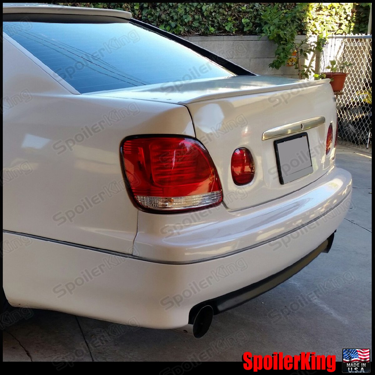 wing菅　gs400 Rear Trunk Lip Spoiler Wing (Fits: Lexus GS series 1998-05