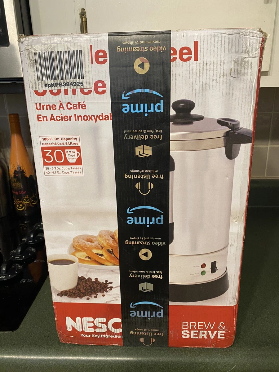 Nesco CU-30 30-Cup Stainless Steel Coffee Urn