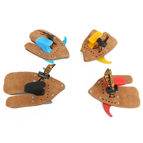 Archery Finger Guard Tab Glove Leather Protector Gear Pad Bow Shooting Hunting - Picture 7 of 20