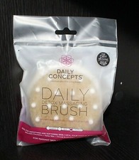 Daily Concepts DETOX Massaging Dry Brush NEW Sealed 100 Natural Bristles G3
