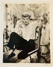 Lucille Ball Key Book Press Photo 1943 Sniped Stamped MGM #9647 Type 1 Original