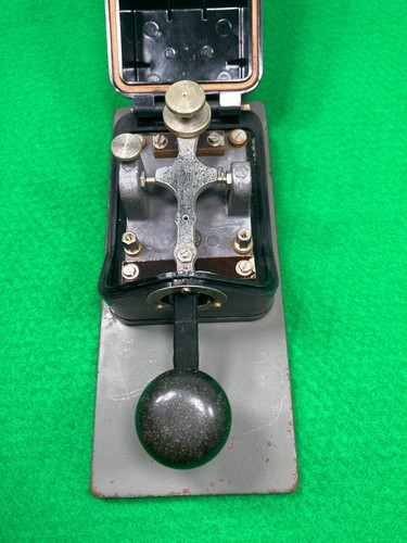 German GDR MT50 Democratic DDR Morse Key Telegraph Manipulateur radio military - Zdjęcie 6 z 11