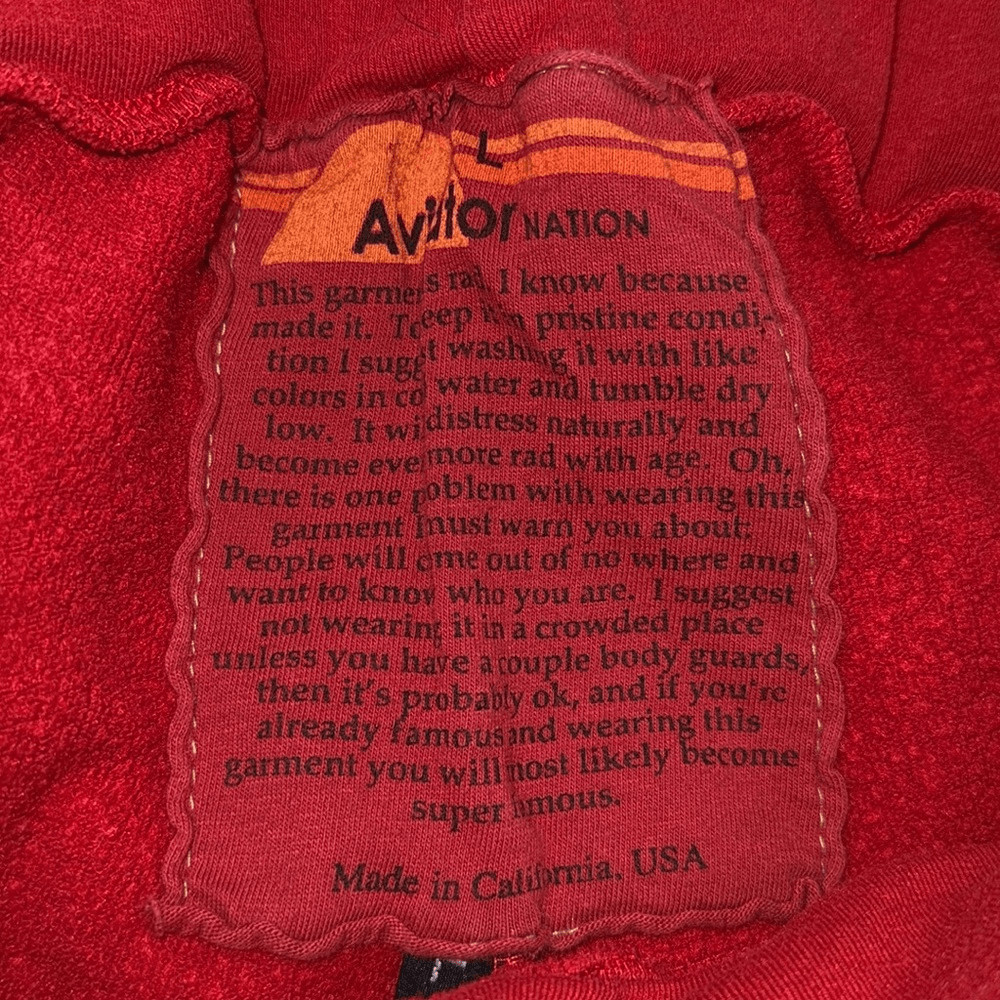 Aviator Nation Glider Joggers Colorblock Cherry  … - image 13