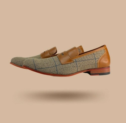 Casual Leather Slippers Loafers 