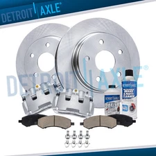 8pc Front Disc Rotors Brake Calipers Brake Pads Kit for Dodge Ram 1500 Classic