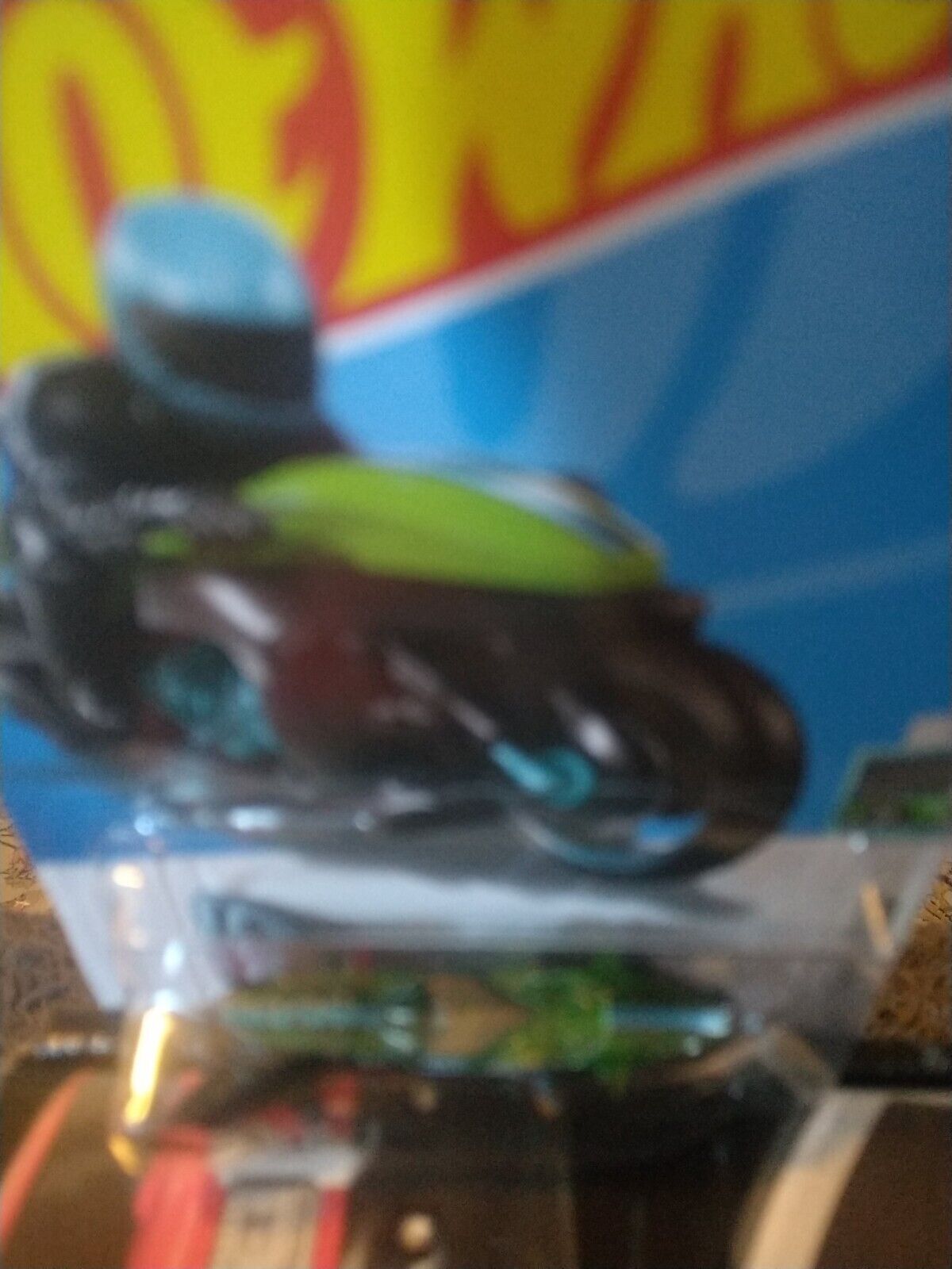 🔥2021 Hot Wheels Fly-By Green HW Contoured #2/5 Motorcycle 45/250 New🔥