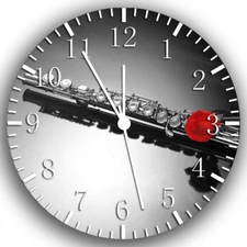 Musical Instrument Frameless Borderless Wall Clock Nice For Gifts or Decor W186