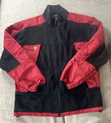 Mountain Hardwear Jacket Men s MEDIUM M Red Polartec Hard To Find Big Pockets 