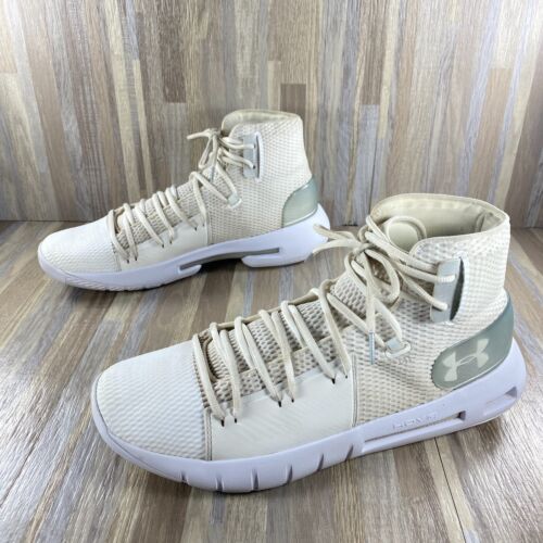 Size 14 - Under Armour Hovr Havok Mens Basketball Athletic Shoes White - Picture 2 of 12
