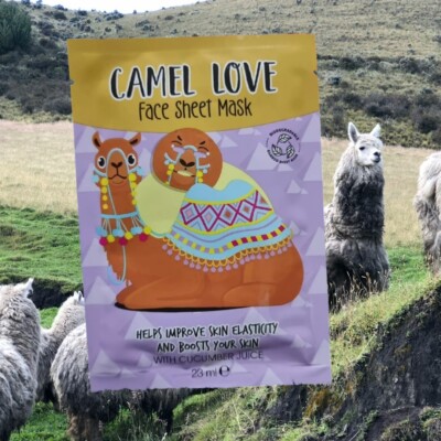 Camel Love face Sheet Mask Neu