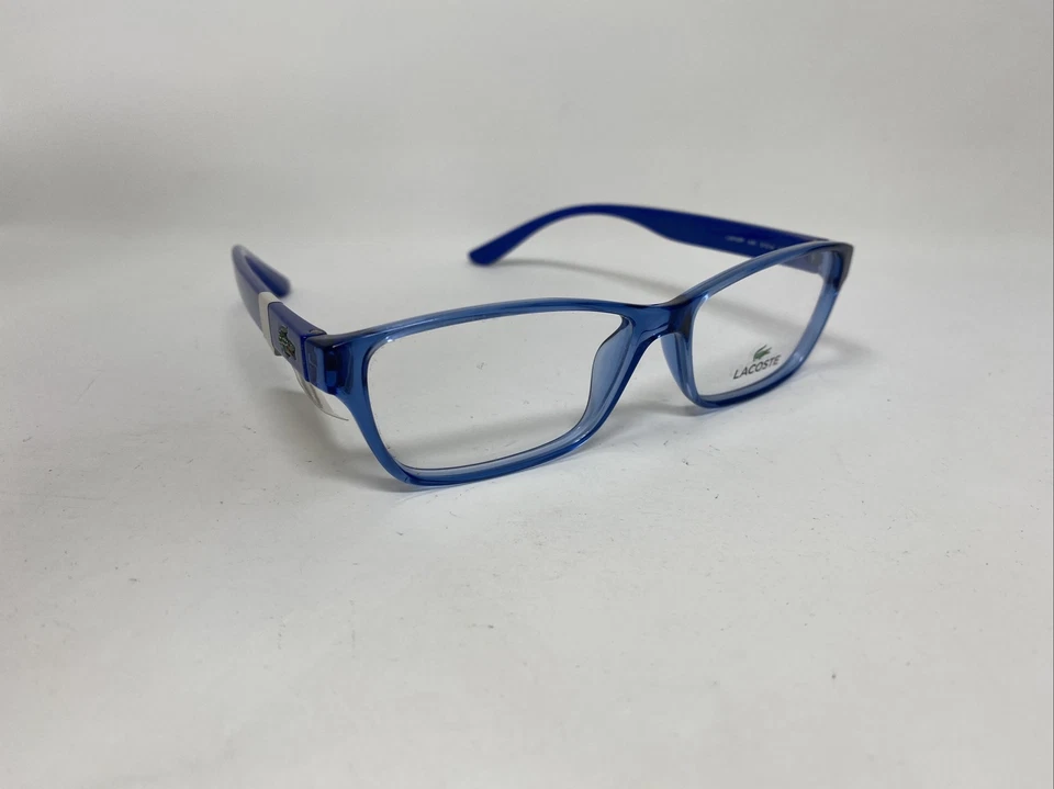 LACOSTE 女士 L 3803BP 440 51/14/135 眼镜框蓝色闪光 -G67 — 第 4/4 张图片