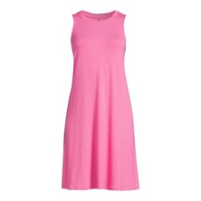 Time and Tru Women's size 2XL 20 Sleeveless Knit Swing Dress Strawberry Patch