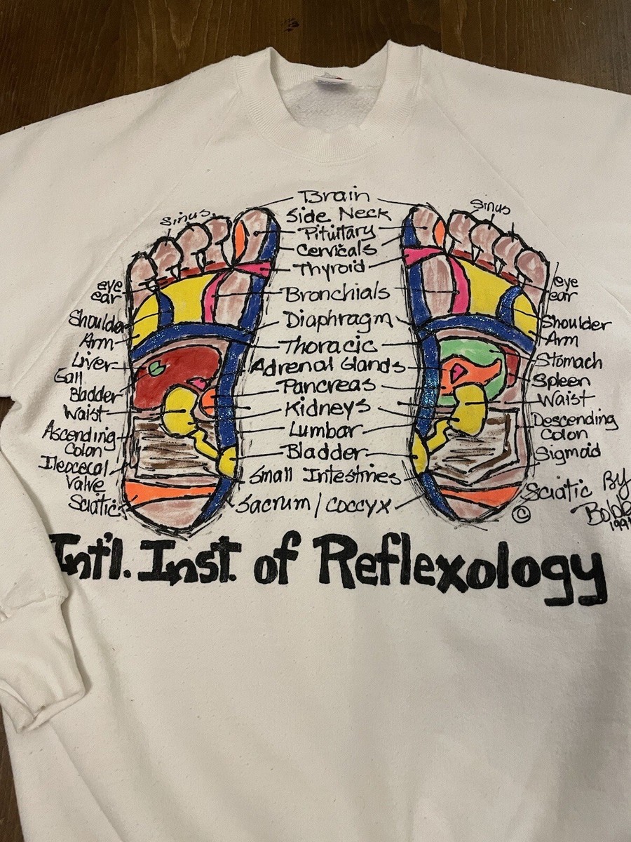 VINTAGE International Institute Of Reflexology Sweater Adult XL