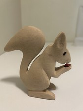 Balsa Wood Squirrel Handmade by Warao Indians from Venezuela Amazon Vintage