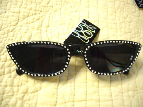 Women's Sunglasses Vintage Cat Eye Ladies Sunglasses Sexy Rhinestone Look 6542 - Picture 7 of 10