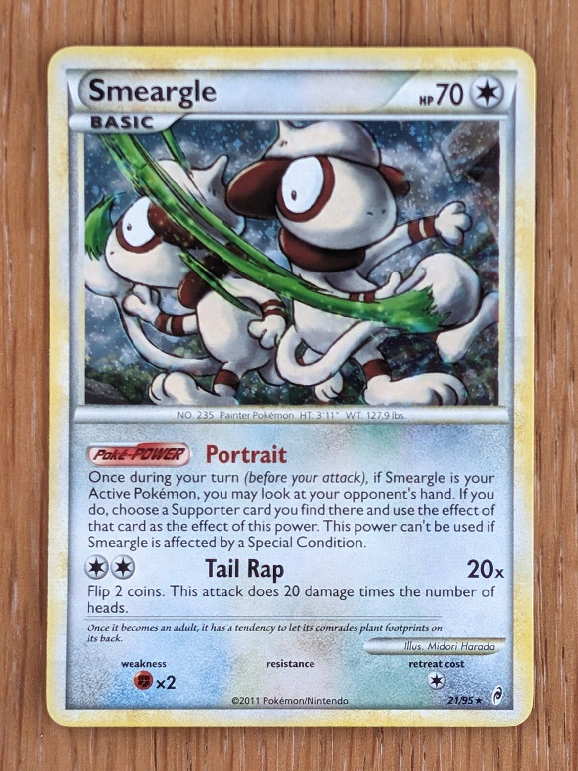 Smeargle 21/95 ~ Rare Holo ~ Call of Legends ~ Mint!!