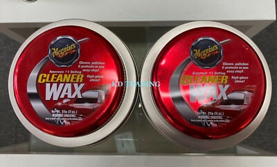 (2-Pk) Meguiar's Auto Car Truck One-Step CLEANER WAX Polish & High Gloss Shine 