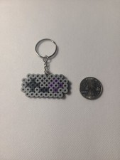 Perler Bead Keychain Super Nintendo Controller HOMEMADE