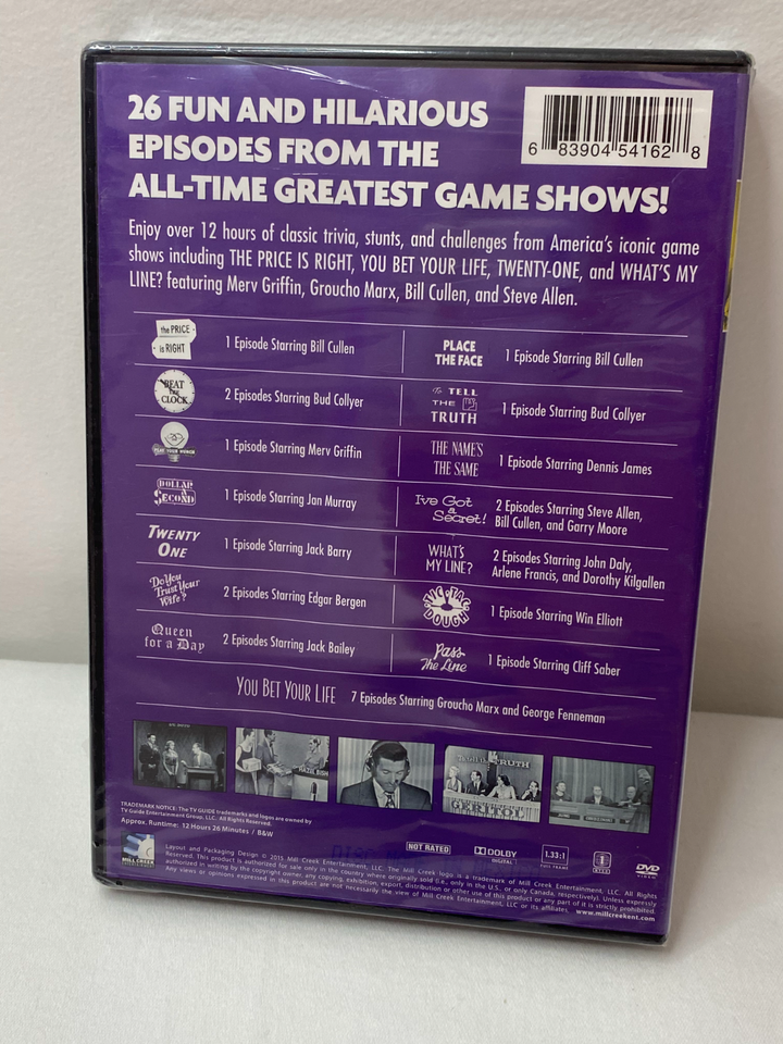 TV Guide Spotlight TVs Greatest Game Shows (DVD, 2015, 2Disc Set) 683904541628 eBay
