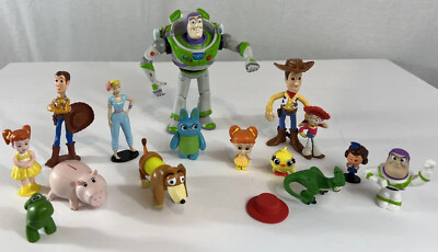 Disney Toy Story Figures Pixar Buzz Woody Hamm Slinky Bo Peep