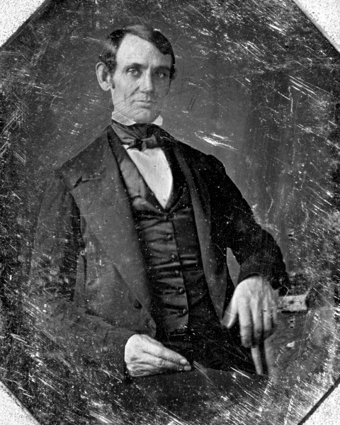 New 8x10 Photo: Earliest Known Image of Future President Abraham