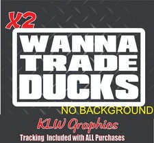 Trade Ducks 4x4 Decal Stickers Jl Jk Xj Zj Wj Grand Turbo Diesel Truck Funny