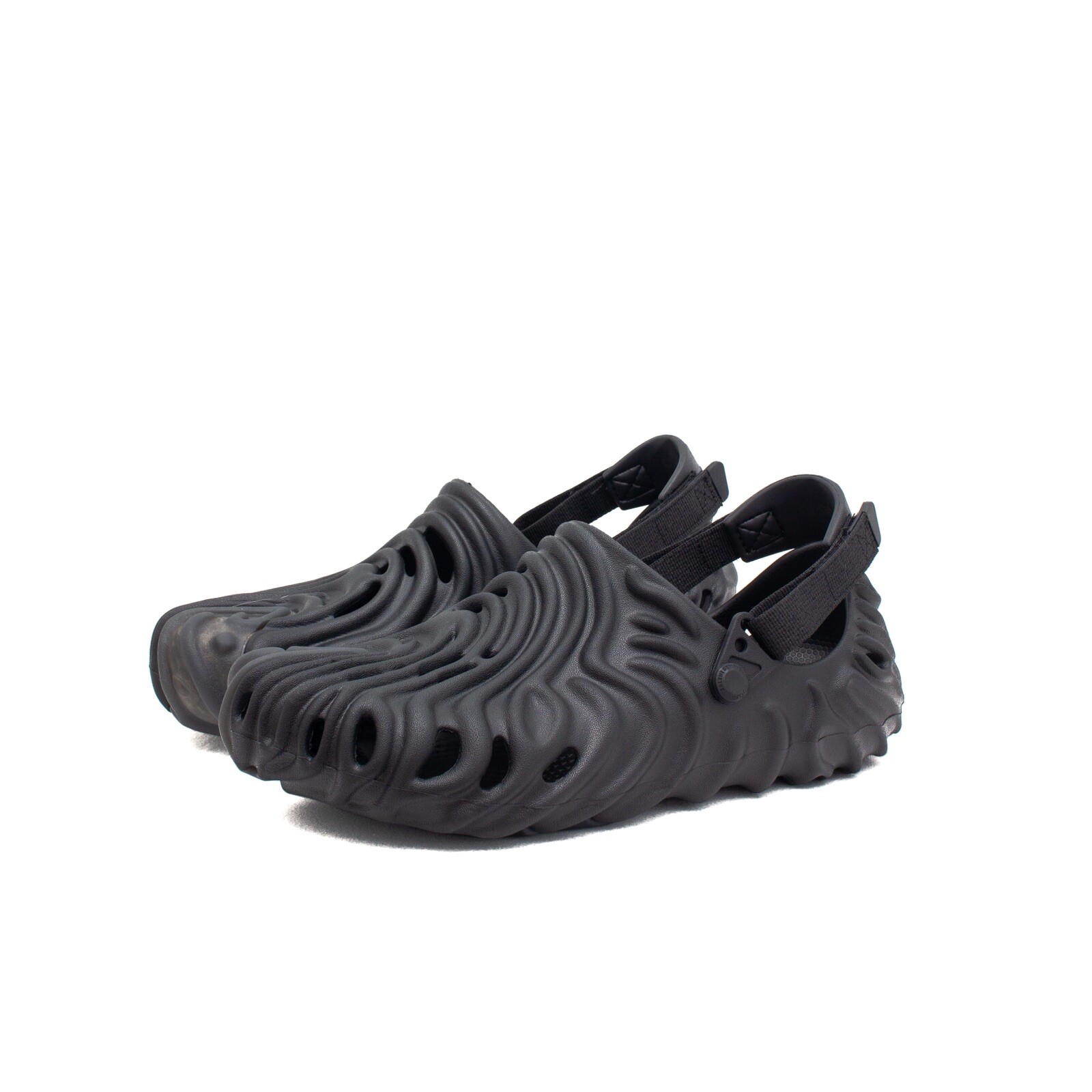 Salehe Bembury x Crocs Pollex Sasquatch Clogs Black Mens Size : 11