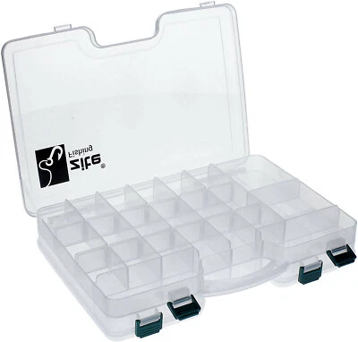 Tacklebox Angelbox Box Angeln Doppelseitig Transparent Zite Fishing 29,5cm NEU