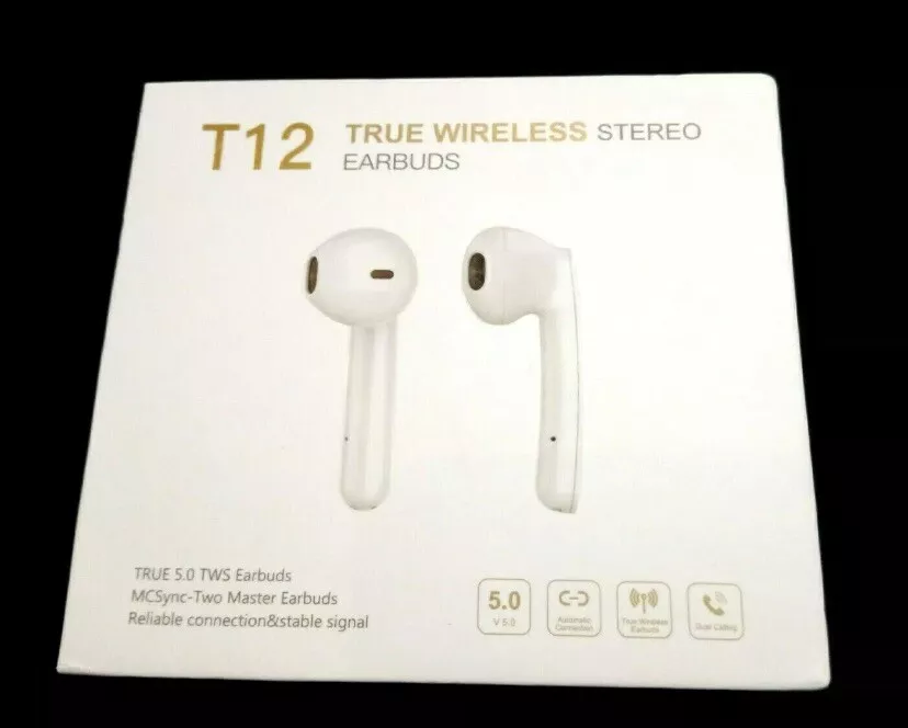 Wireless Earbuds T12 Bluetooth 5.0 Headphones True Wireless HD