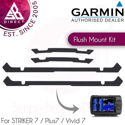 Garmin Flush Mount Kit for STRIKER 7cv/7sv striker+ 7cv/sv│010-12440-02 