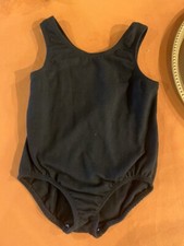 Curtain Call For Class Black Leotard Kids Size CE Small Ballet Dance Tap Jazz