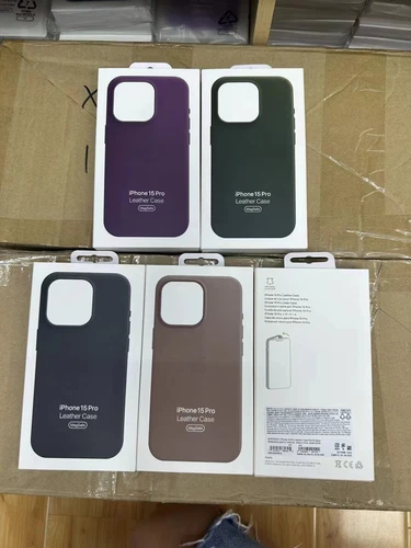 Custodia in pelle originale con MagSafe per iPhone 16 Pro Max Case15Pro 14 13 12 - Zdjęcie 4 z 39