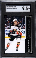 2021-22 Upper Deck Series Two Mason McTavish Young Guns SGC 9.5 Ducks