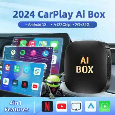 Car Ai Box Android 13 Wireless Android Auto & CarPlay Smart Tv Box Accessories 