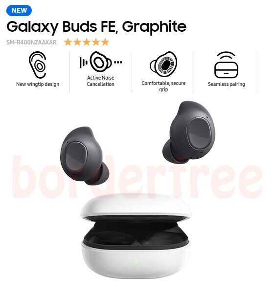 Samsung Galaxy Buds FE Wireless ANC Earbuds SM-R400NZAAXAR B&H