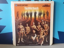 The Wild Bunch CED NEW RCA Videodisc Part 1 2 Western 1969 Ernest Borgnine