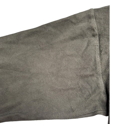 Essentials Fear Of God Crewneck Cropped Sweater Green Medium Flawed - Picture 8 of 9