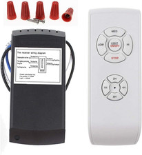 Universal Ceiling Fan Lamp Light Remote Control Receiver Kit Timing Wireless 15M