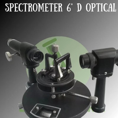 Spectrometer 6'' D Optical diff Prism Refractive Index Physics Lab Apparatus New