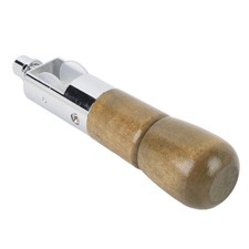 Sewing Awl Leather Hand Stitcher Repair Tool Kit With Dark Handle Needles Wrench