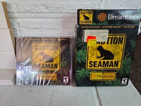 Seaman (Sega Dreamcast, 2000) NEW (BOX OPEN, GAME SEALED)