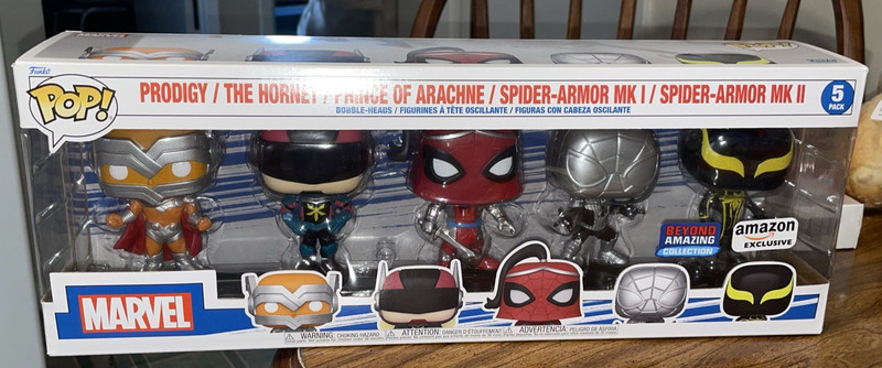 Funko Pop! Marvel: Beyond Amazing Spider-Man 5 Pack (Amazon Exclusive) - NIB